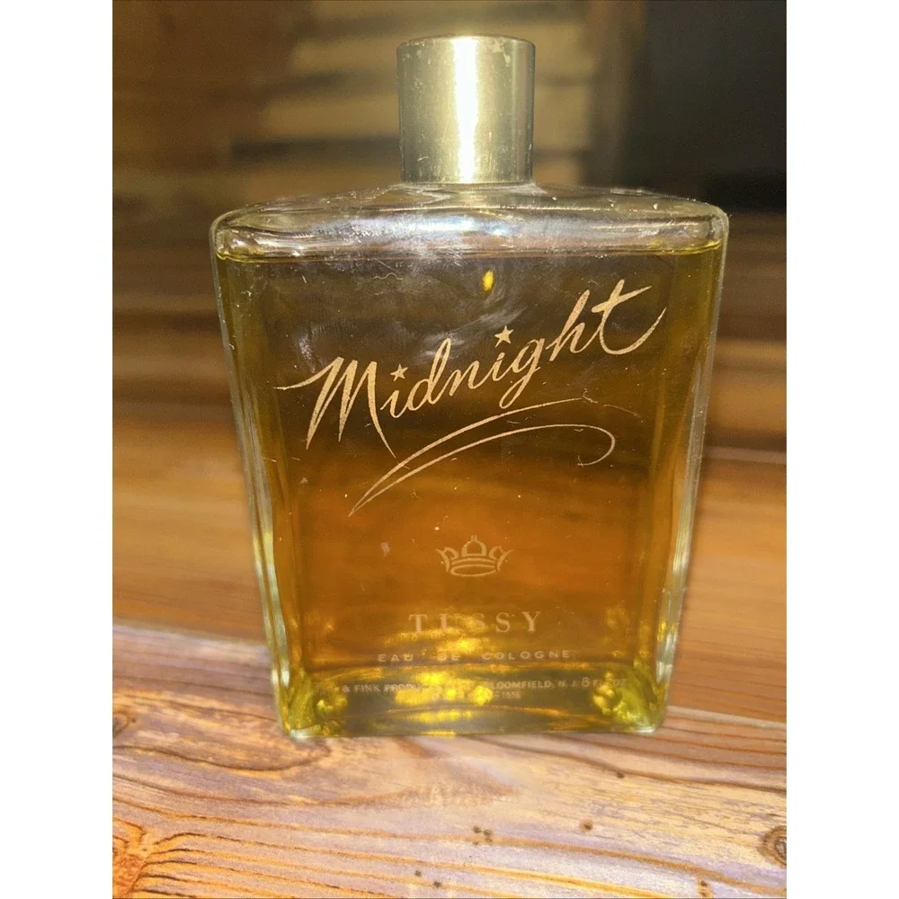 New Rare Tussy Midnight 8 FL Oz Eau de Cologne Splash Bottle 1950s/970s